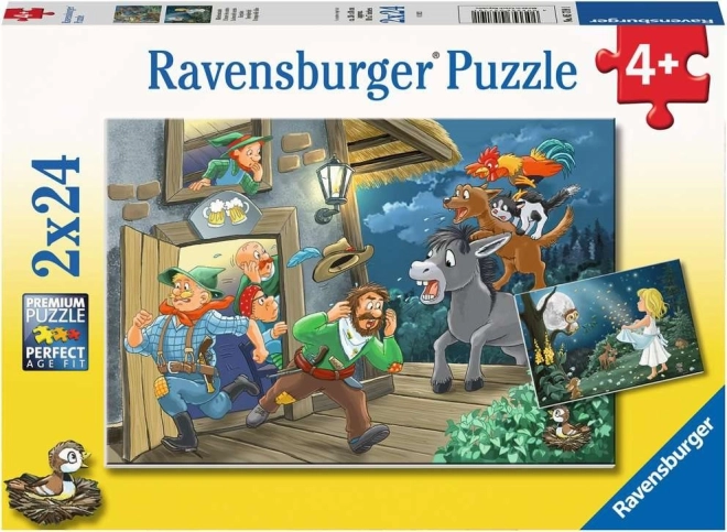 Ravensburger pravljične sestavljanke 2x24 kosov