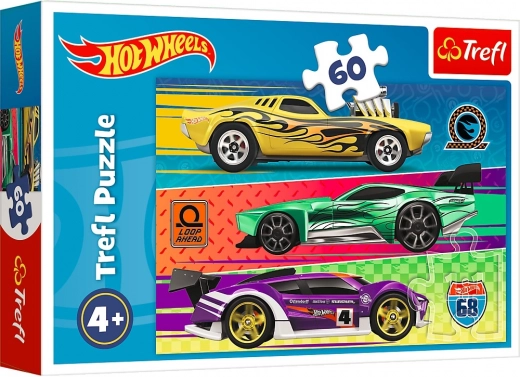 Sestavljanka HOT WHEELS dirka 60 kosov