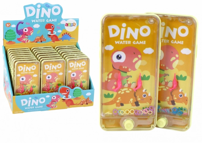Vodna spretnostna igra konzola Telefon Dino rumeni