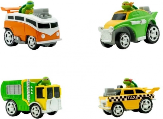 Kovinski avtomobilčki Ninja želve 1:64