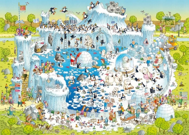 HEYE Puzzle Noro ZOO: Polarna razstava 1000 kosov