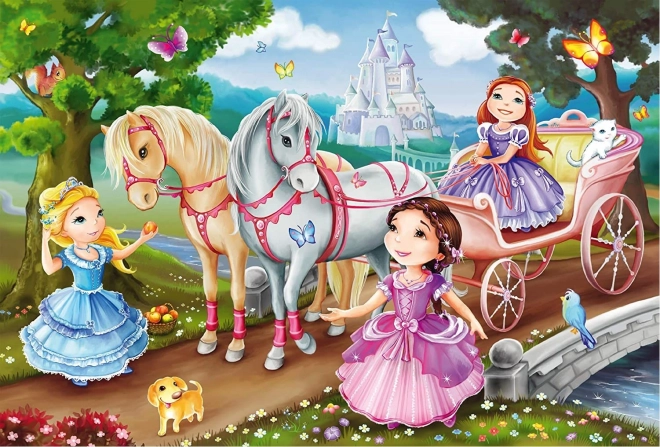SCHMIDT Puzzle Pravljične princese 3x24 kosov