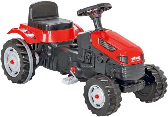 Šlapalni traktor rdeč