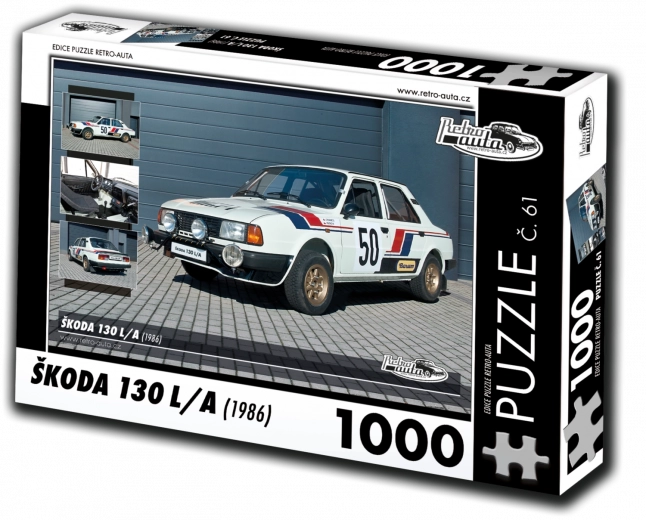Sestavljanka RETRO-AVTOMOBILI Škoda 130 L (1986) – 1000 koščkov