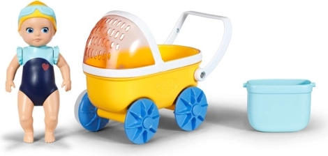 Baby born Splish Splash voziček s punčko Emma za v kopel
