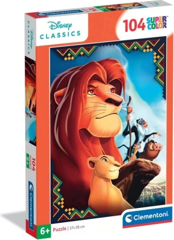Clementoni puzzle 104 Super Color – Levji kralj