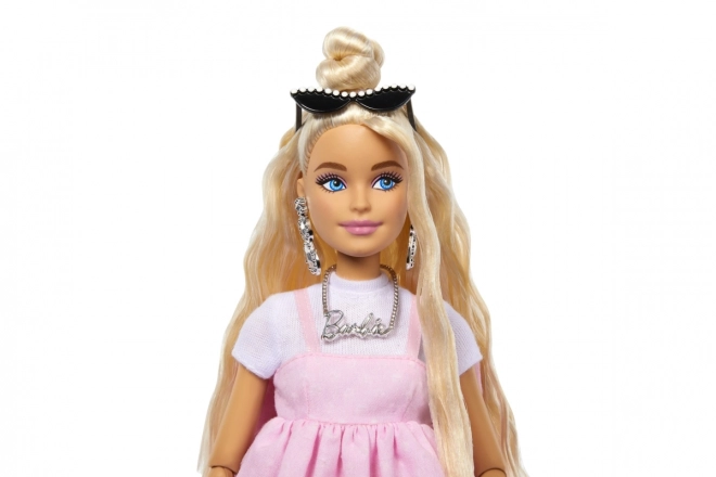 Barbie Deluxe Manekenka obleka s pentljo
