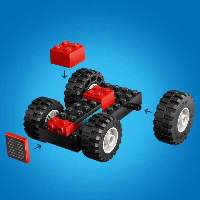 LEGO® City 60461 Rdeči traktor s prikolico in ovcami