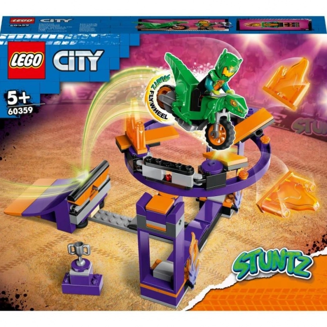 Kaskaderski izziv z rampo in obročem LEGO City Stuntz