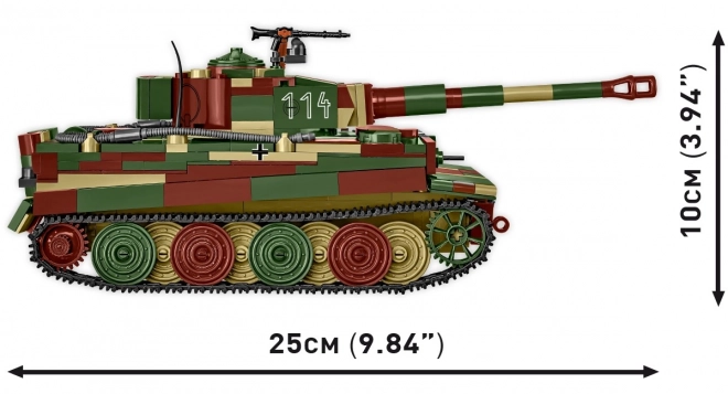Model tank Tiger I z 870 kosov