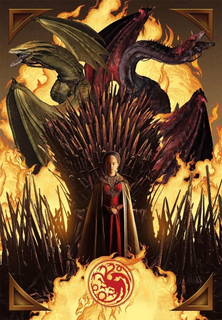 CLEMENTONI Sestavljanka Rod draka: Rhaenyra Targaryen 1000 kosov