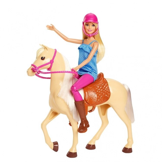 Barbie jahalni set s konjem
