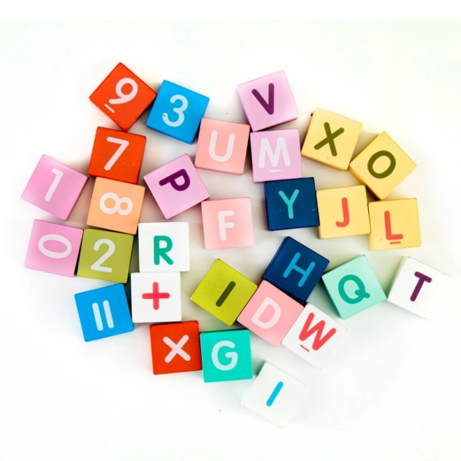 ECOTOYS Lesene kocke Mesto