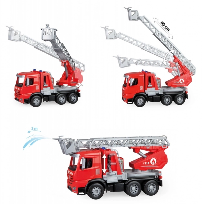 Gasilski avto Mercedes Arocs z lestvijo