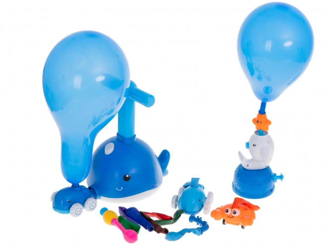 Aerodinamični izstreljevalnik balonov - delfin