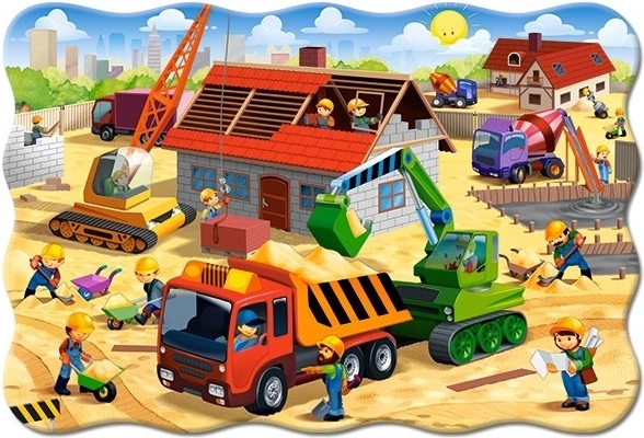 Puzzle MAXI 20 koščkov – hiša na gradbišču