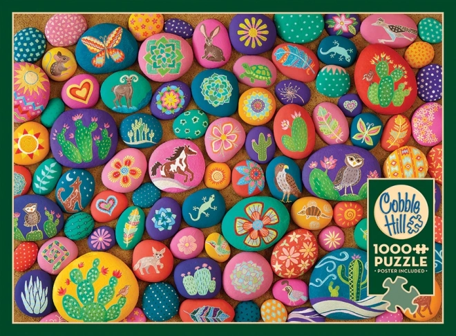 Puzzle Poslikani kamni jugozahoda COBBLE HILL 1000 kosov