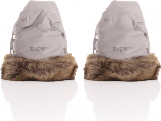 Zimske rokavice Fluffy 2, megleno siva