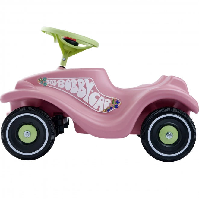 Avto poganjalec BIG BOBBY CAR CLASSIC roza z rožicami