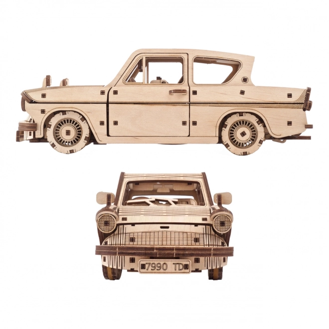 Ugears 3D lesene mehanske uganke Harry Potter Leteči Ford Anglia