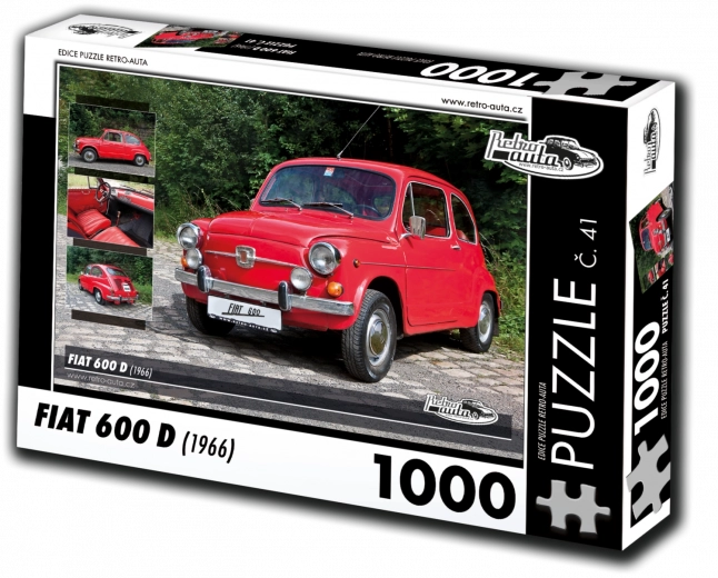 Sestavljanka RETRO-AVTOMOBILI Fiat 600 D (1966) – 1000 koščkov