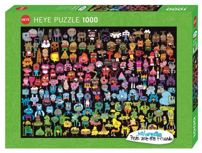 Sestavljanka Heye Tęčové Doodle