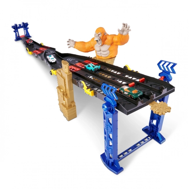 Zabavna proga Metal Machines 4 steze napad Gorile