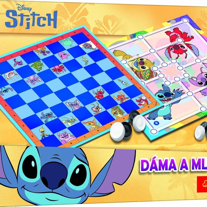 Dama in Mlin Lilo & Stitch družabna igra