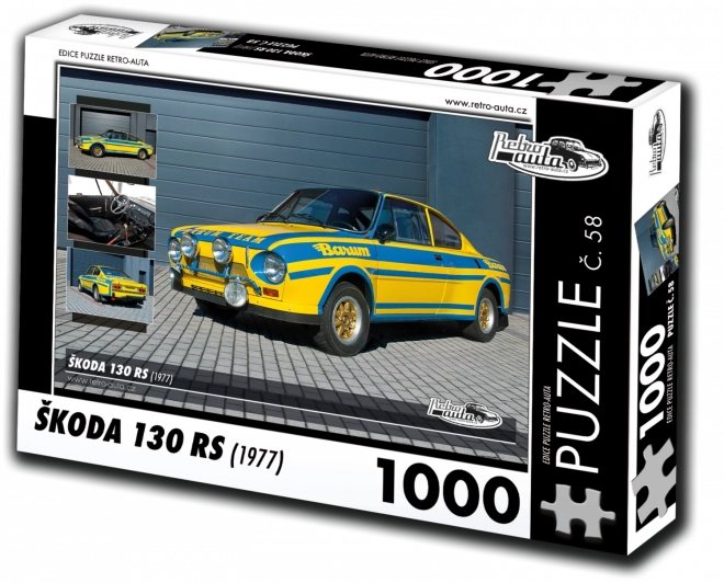 Sestavljanka Retro-Avti Škoda 130 RS 1000 koščkov