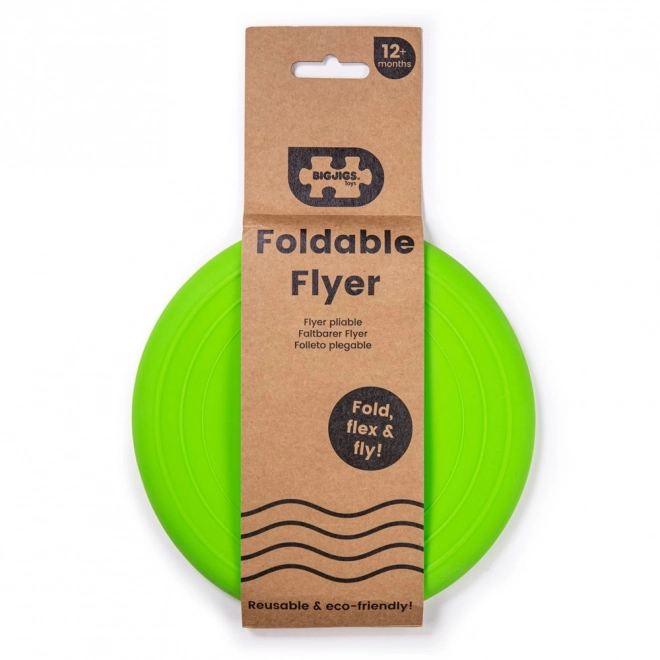 Frizbi Bigjigs Toys zelene za zunanjo zabavo