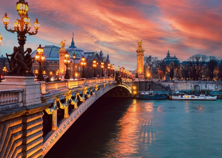 puzzle most Aleksandra III., Pariz 1000 kosov