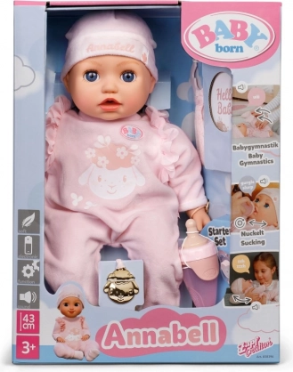 punčka BABY born Annabell 43 cm z elektronskimi funkcijami