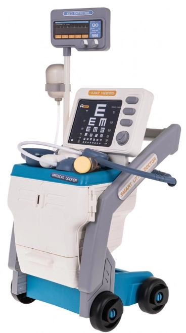 Medicinski komplet z EKG + dodatki Modra
