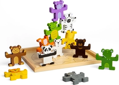Motorična ravnotežna igra Divje živali Bigjigs Toys