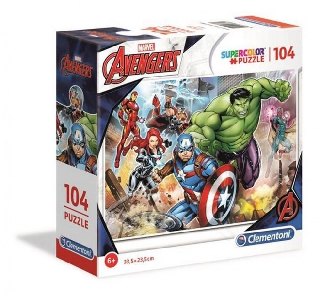 CLEMENTONI Sestavljanka Marvel: Maščevalci 104 kosov