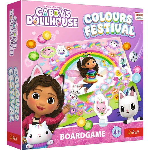 Namizna igra Colours Festival – GABBY'S DOLLHOUSE