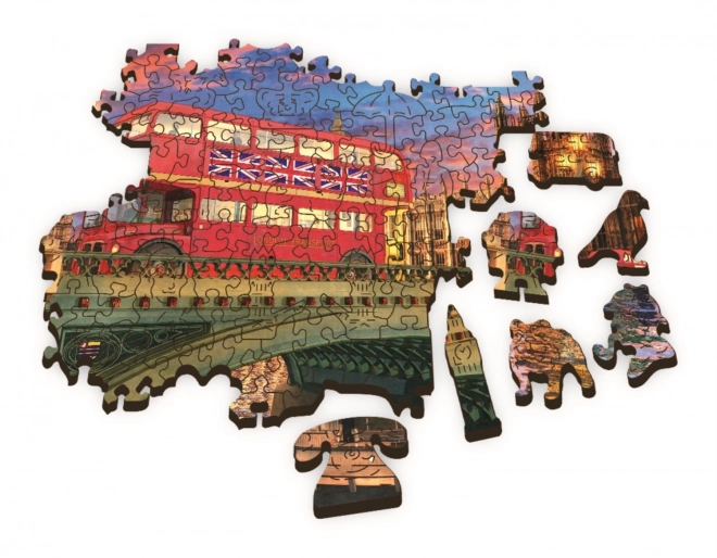 TREFL Wood Craft Origin sestavljanka Westminstrska palača z Big Benom 501 kosov