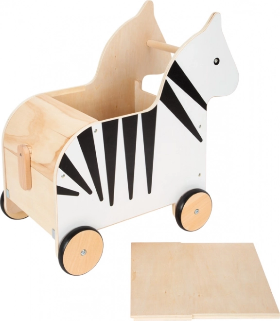 Majhen zaboj za igrače Zebra »Divje živali«