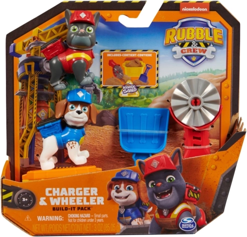 Rubble & Crew Charger in Wheeler gradbeni set s kinetičnim peskom