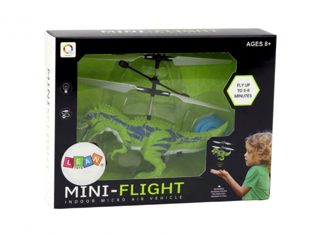 Leteči dinozaver Ročno upravljan helikopter zelen