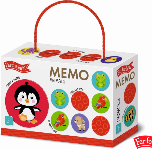 Pexeso okrogle živali Dežela daleč daleč