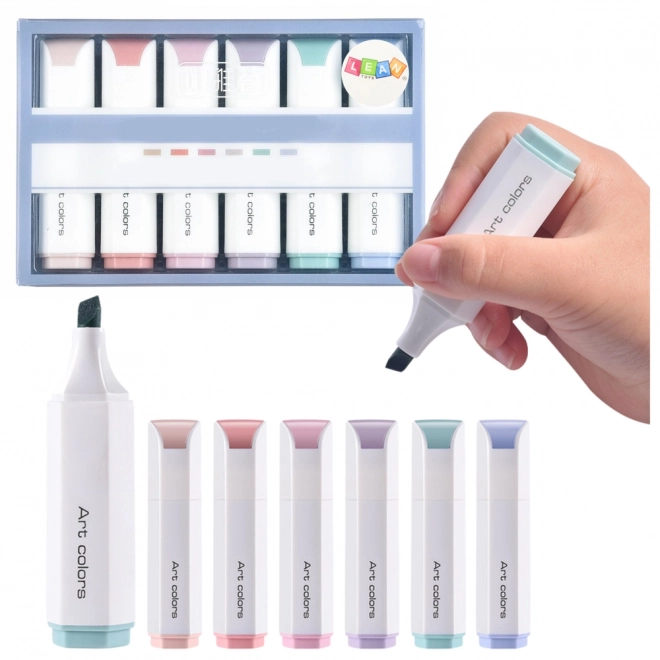Set mini označevalcev pastelnih barv 6 kos