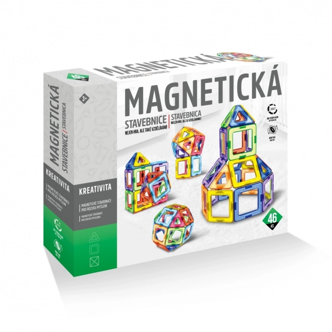 Magnetna konstrukcijska igrača za otroke 46 kosov