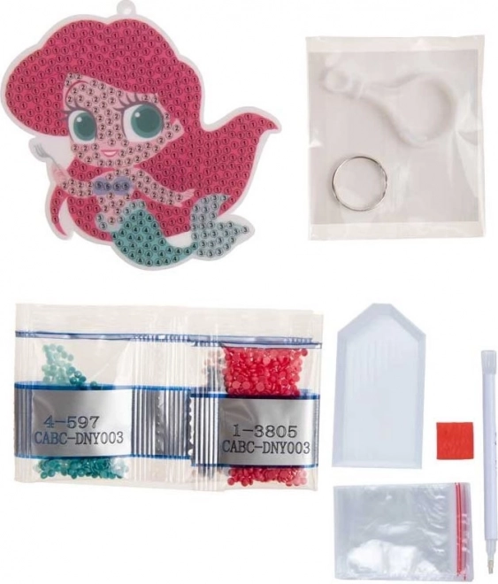 Crystal Art obesek Mala morska deklica