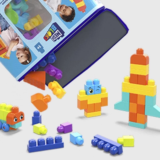 Mega Blocks Zelo velik vreča kock - modra (150 delov)