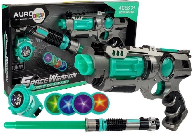 Komplet laserskih pištol Light Sword Dart Thrower