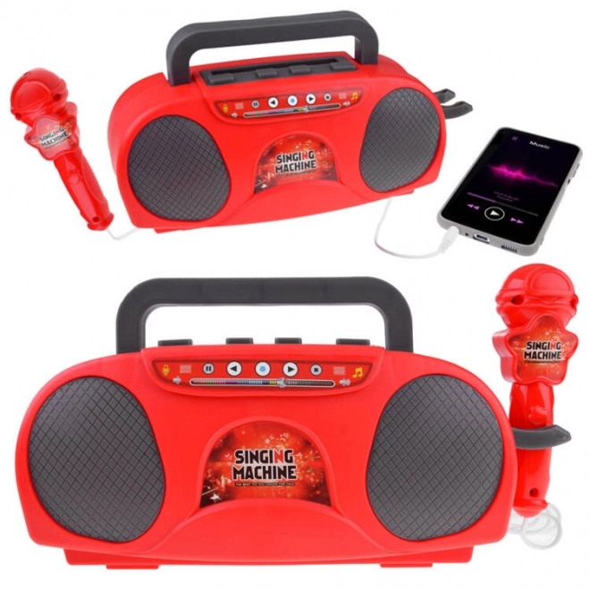 Otroški radio z brezžičnim zvočnikom in mikrofonom
