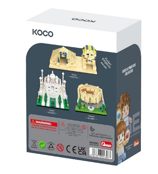 Gradbeni komplet KOCO Koloseum mini plast