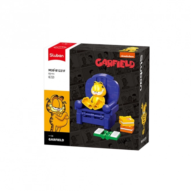 Garfield na stolu - gradbeni set Sluban