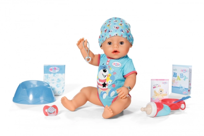 BABY born z magičnim cucljem, fantiček, 43 cm